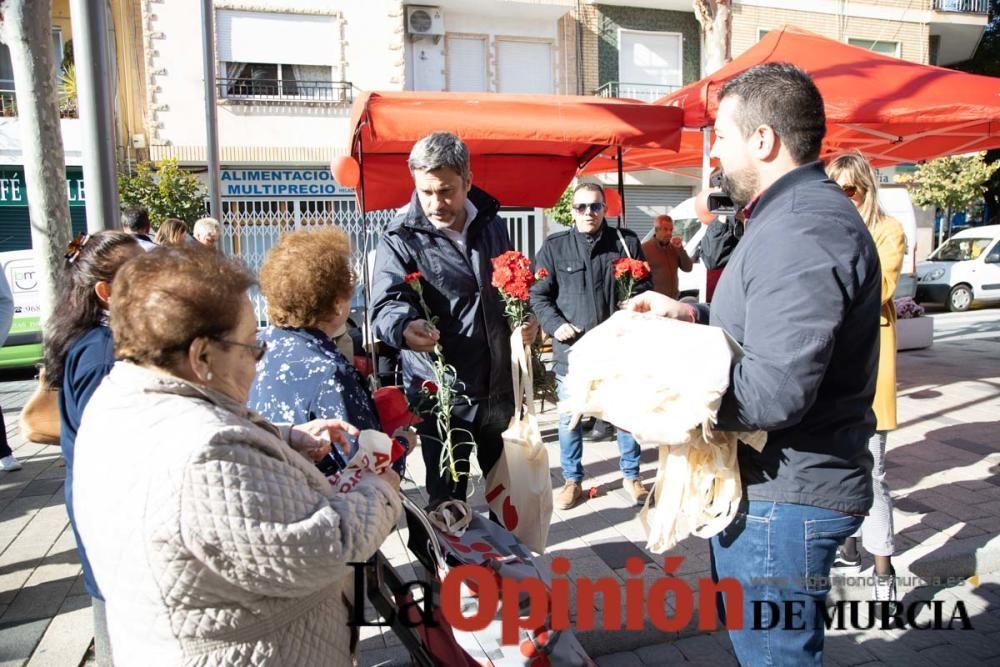 Joaquín López visita Calasparra junto al alcalde J