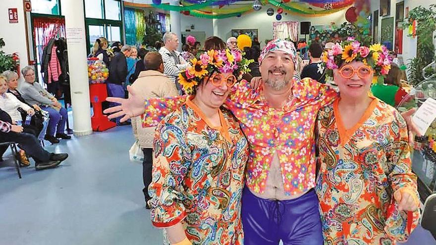 Unha das anteriores edicións do Entroido do programa Amessan en Bertamiráns. Foto: OVA