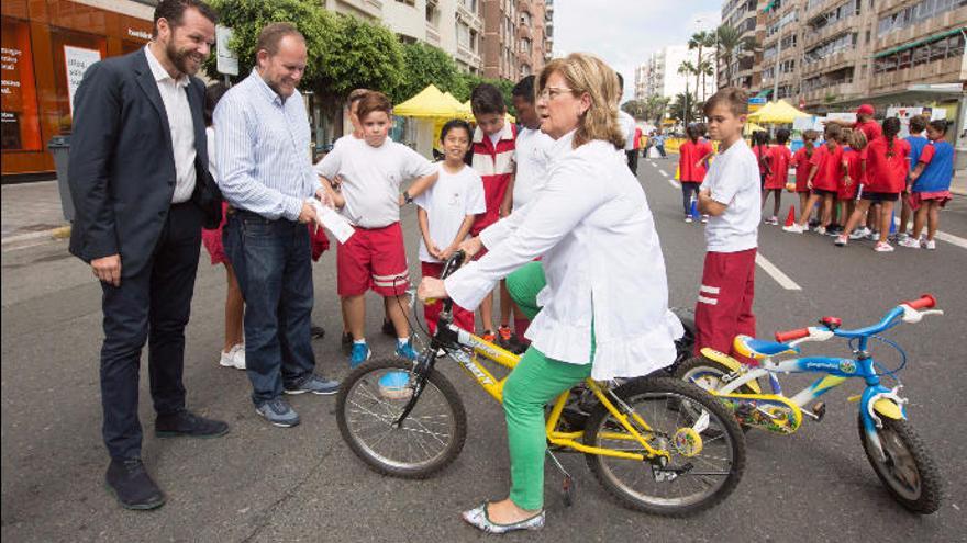 Día sin Coches en Luis Doreste Silva.