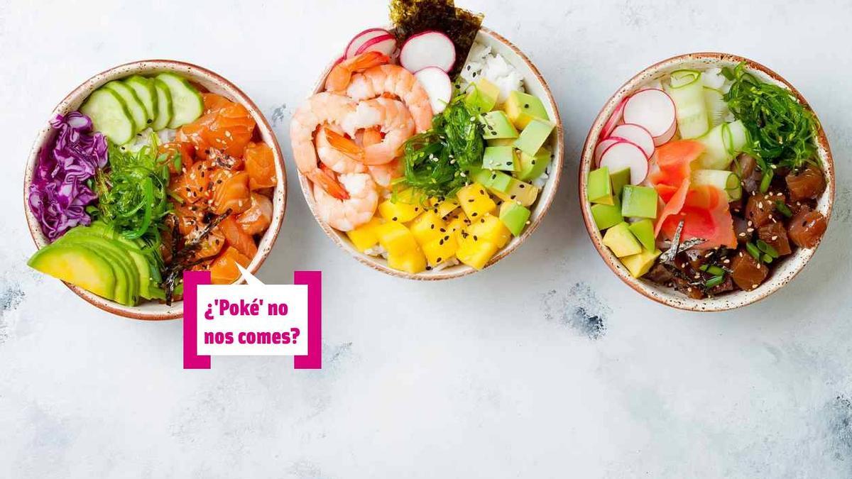 Poké bowls con bocadillo