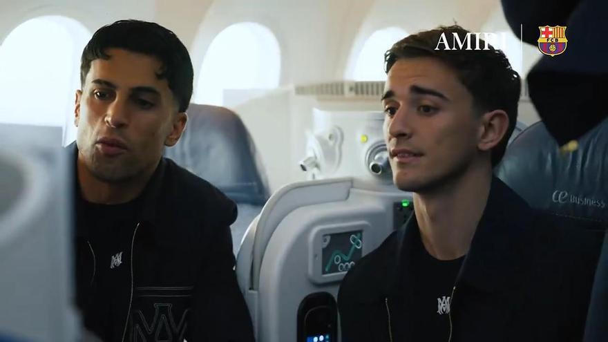 Así fue el viaje a Madrid del FC Barcelona