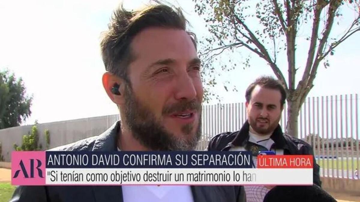 Las primeras palabras de Antonio David Flores tras la separación de Olga Moreno