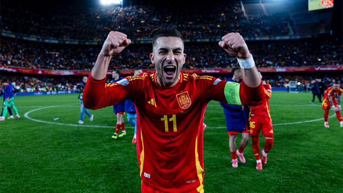 Ferran Torres fue capitán en la clasificación de España para la final-four de la UEFA Nations League