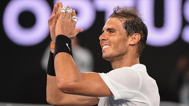 Rafa Nadal celebra su victoria