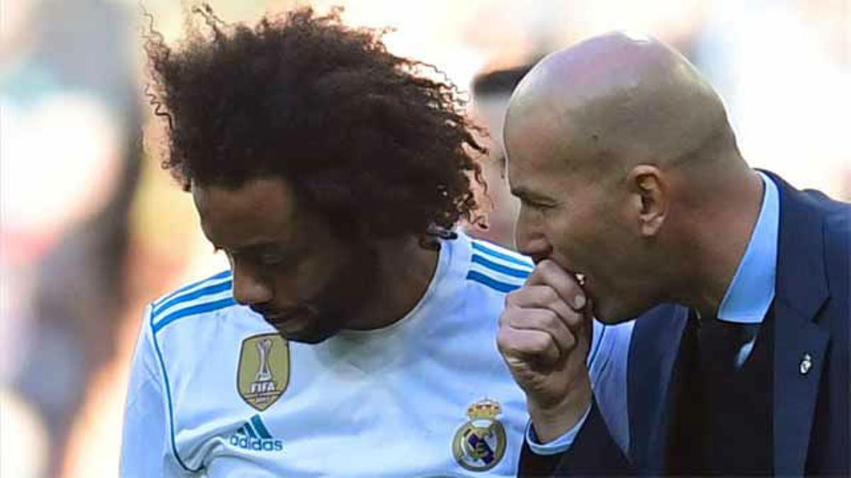 Zidane defiende a Marcelo y no piensa en venderle