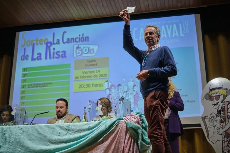 Sorteo del orden de actuación en los concursos del Carnaval 2020