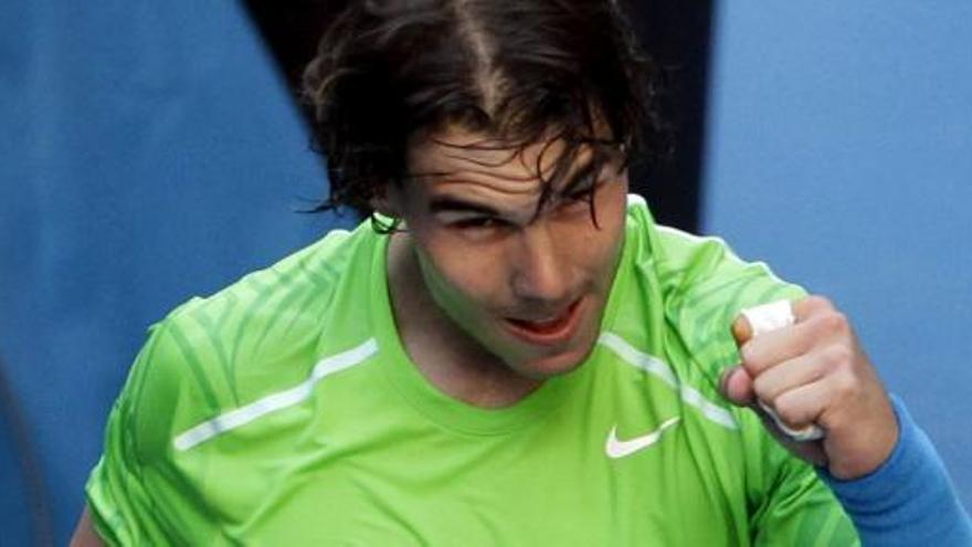 Nadal ha derrotado al estadounidense Alex Kuznetsov en su primer partido en el Abierto de Australia.