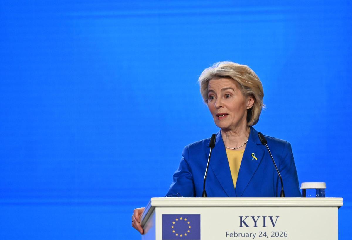 Ursula von der Leyen, presidenta de la Comisión Europea.