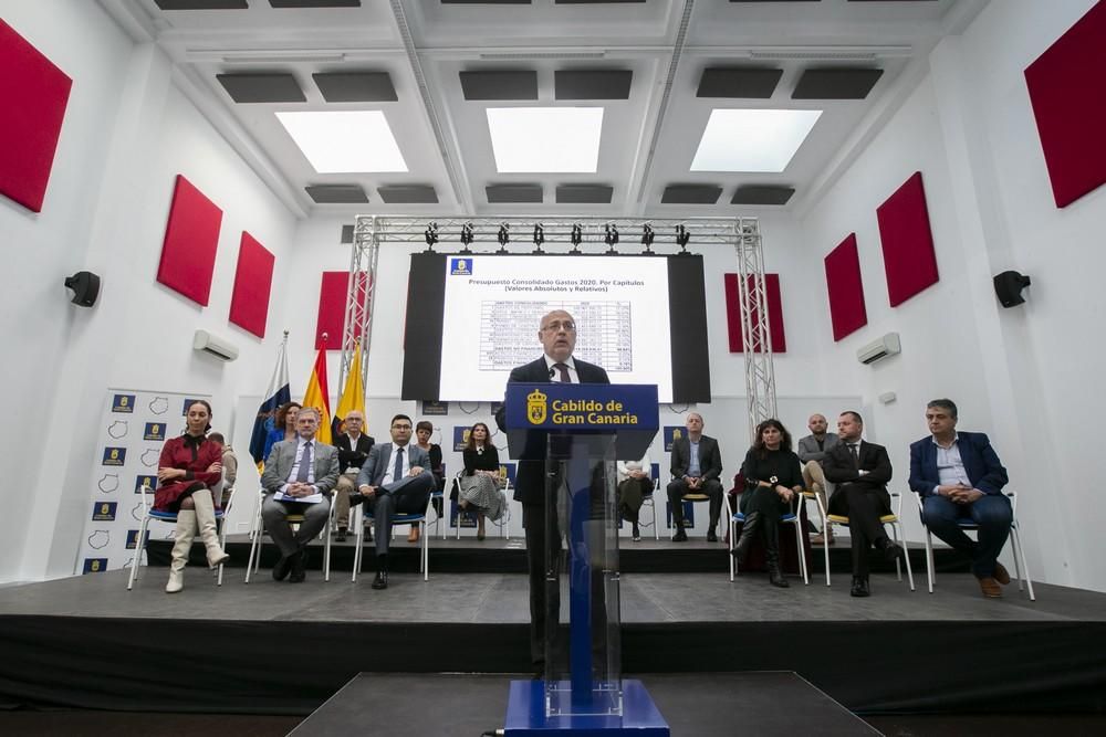 Presentación del Presupuesto 2020 del Cabildo de Gran Canaria