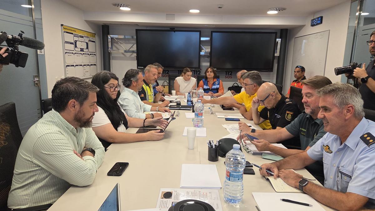 Primera reunión de seguridad por el eclipse solar