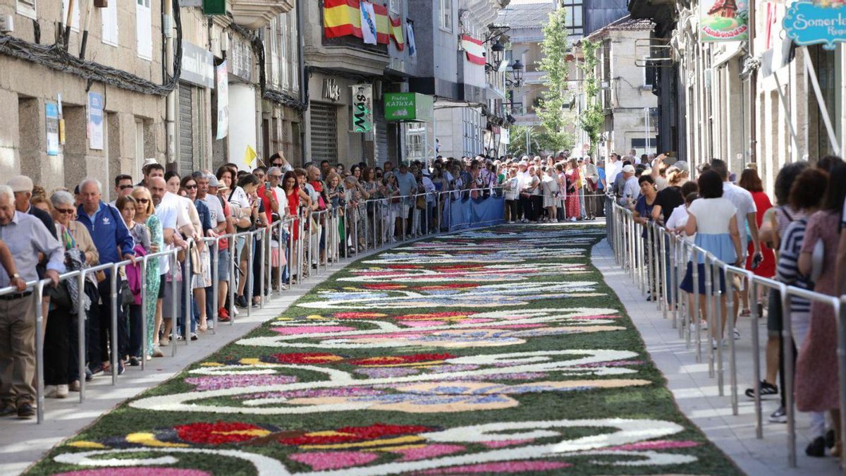 Alfombras del Corpus 2024 de Ponteareas.