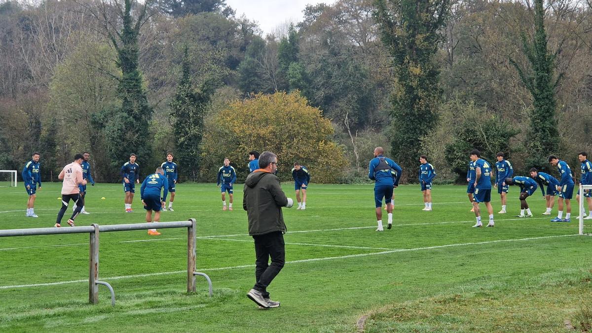 Una imagen del entrenamiento