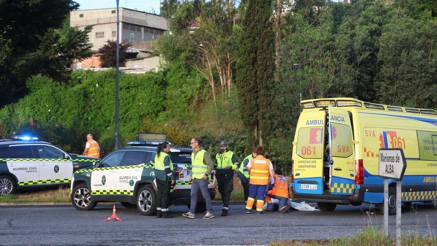 Muere atropellado un hombre en la PO-531 en Pontevedra