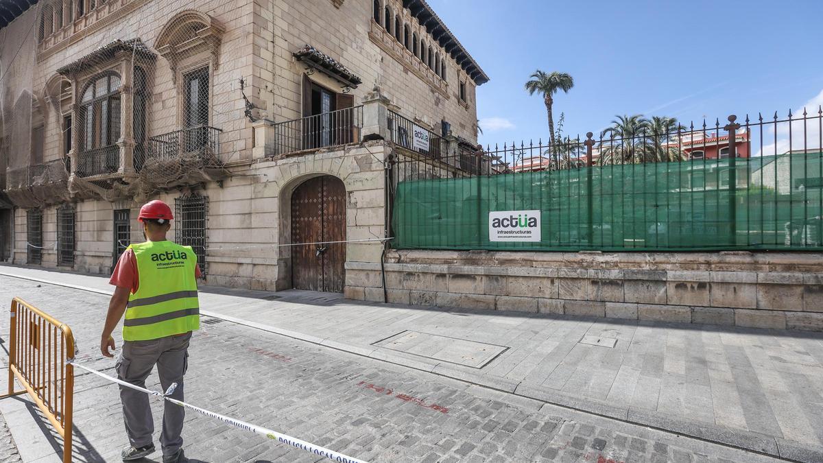 Reinicio de las obras en octubre tras el riesgo de derrumbe