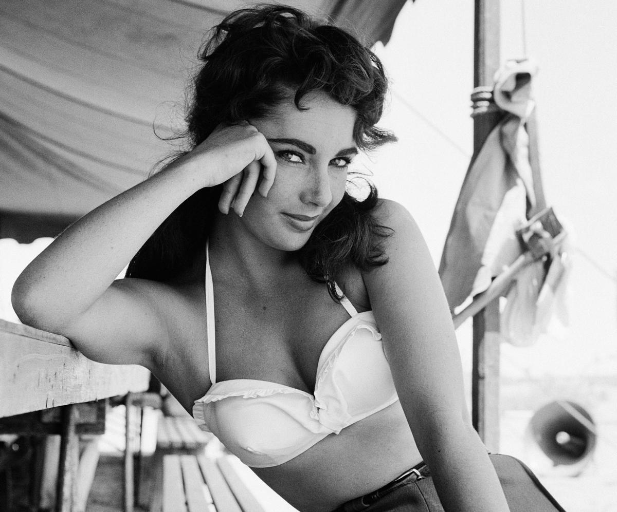 Liz Taylor en una imagen de juventud. Liz Taylor en una imagen de juventud.