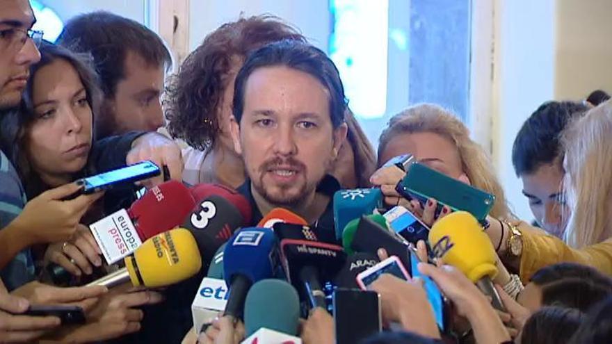 Iglesias asegura que Podemos es “la fuerza política de la oposición”