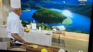 Karlos Arguiñano cocina con el Meandro del Melero