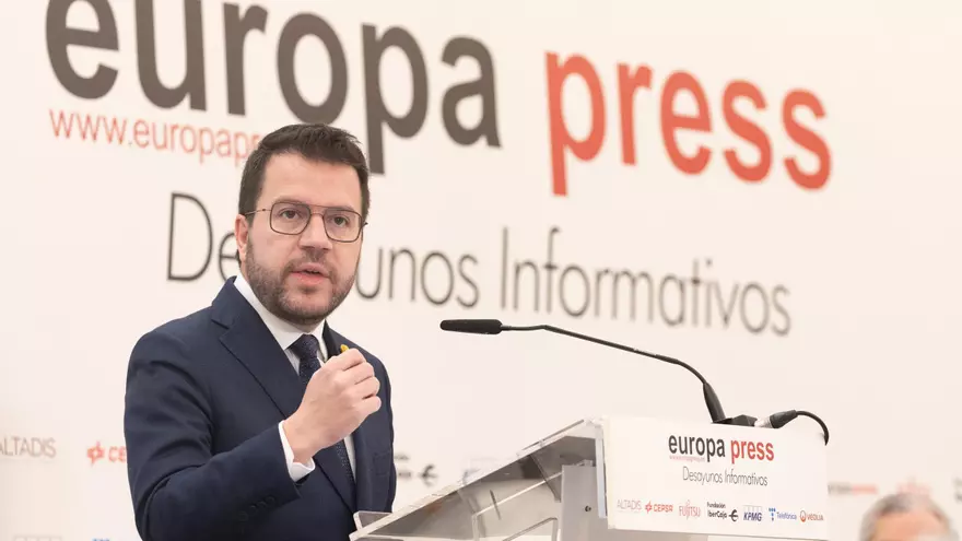 Aragonès: "Que la ciudadanía de Cataluña pueda decidir libremente sobre la independencia de nuestro país"