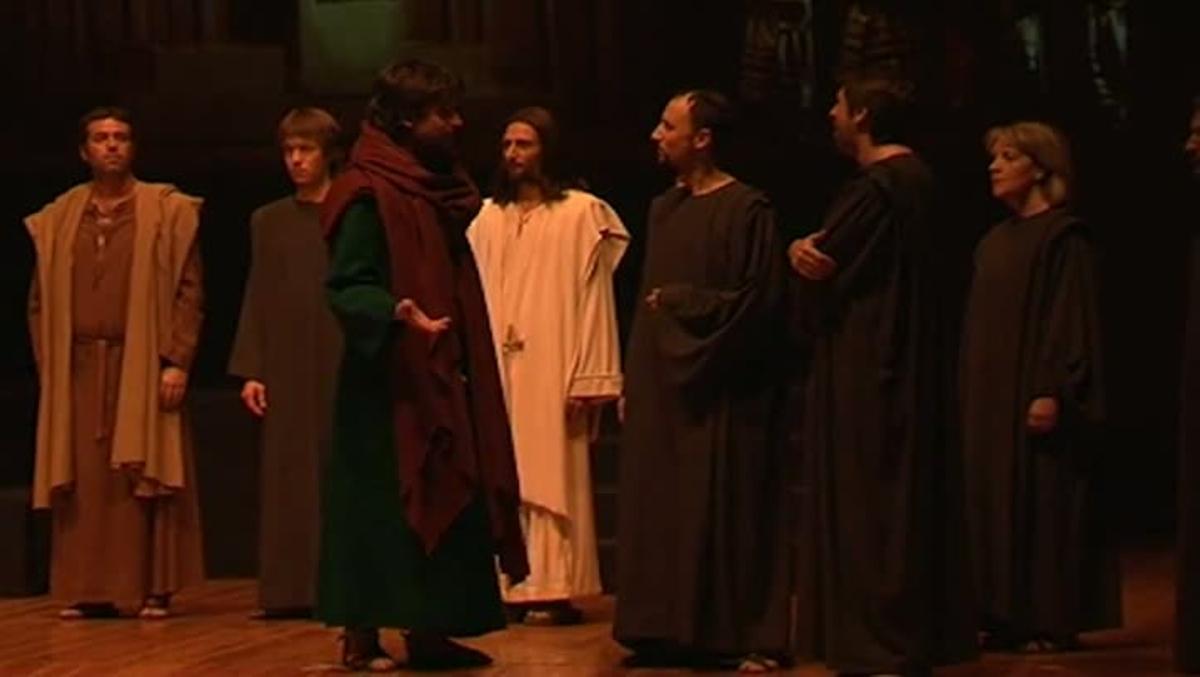 La Passió d’Olesa es va representar aquest diumenge per primera vegada en la història fora de la població, concretament a Terrassa.