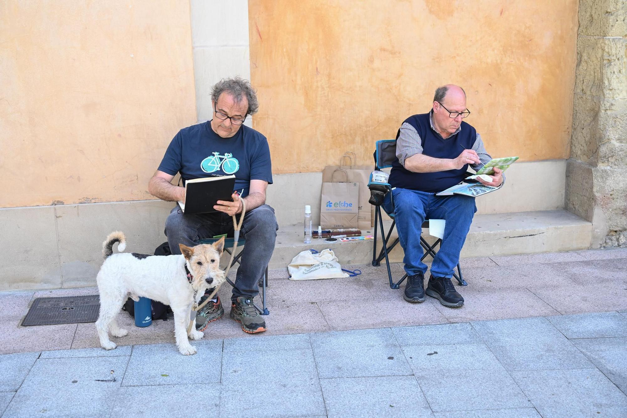 El undécimo encuentro de dibujantes urbanos de Elche, en imágenes