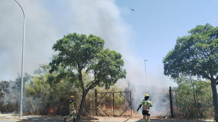 Video | Efectivos extinguen el incendio de La Mazuela, en Plasencia