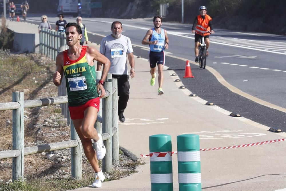 La carrera entre Oia y A Guarda suma 850 participantes - Paredes y Bargiela completaron el podio masculino - Mosquera y Freaza, plata y bronce en féminas.