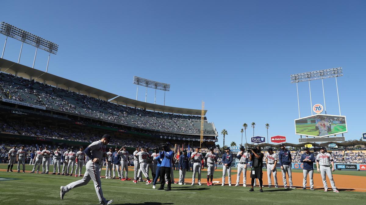 Imagen de un partido de la MLB.