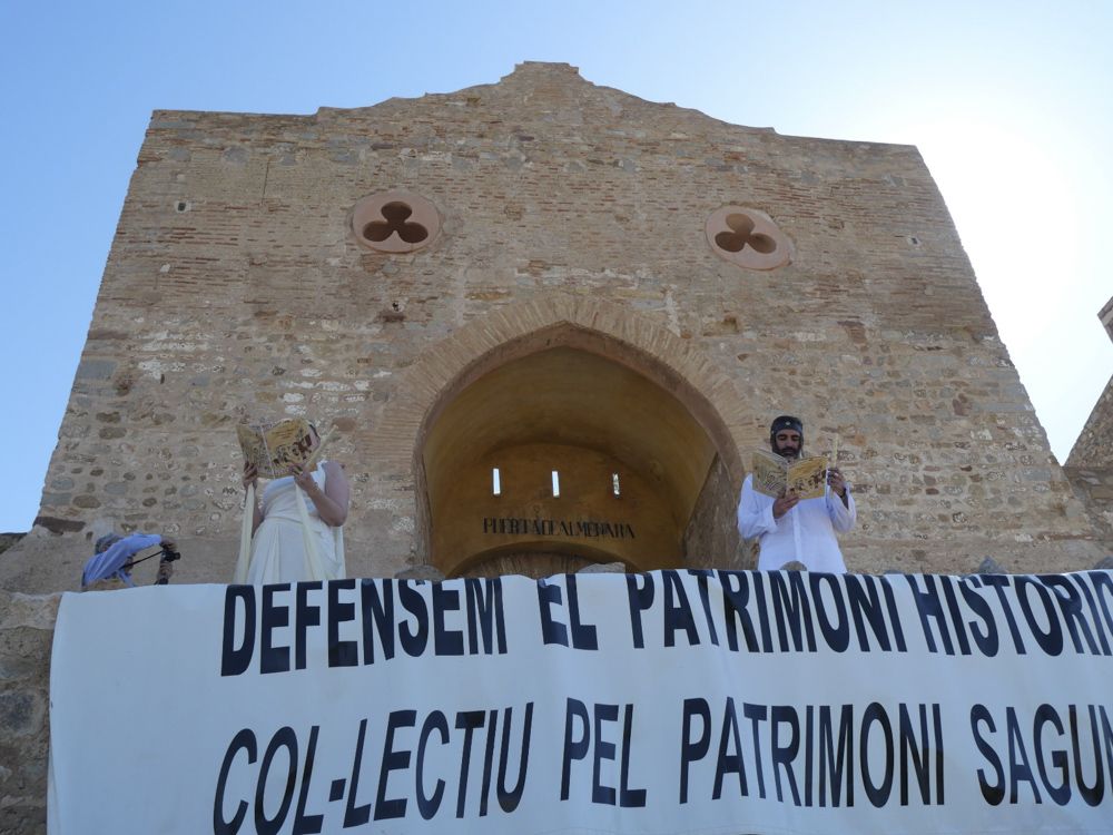 Movilización por una mayor inversión en el Castillo de Sagunt