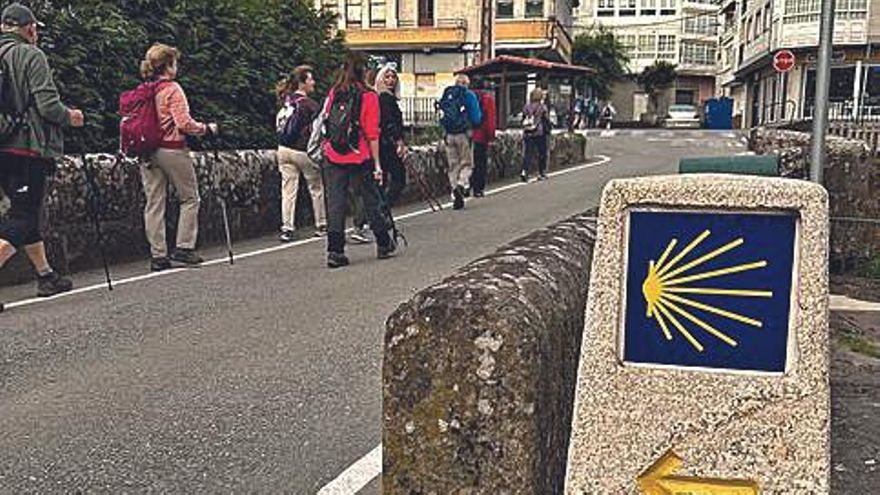 Peregrinos cordobeses por el camino inglés.