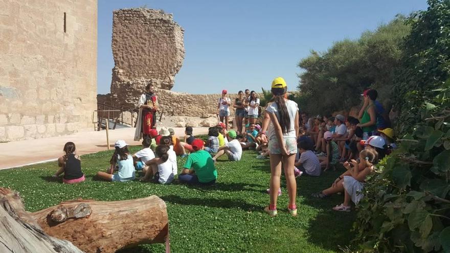 Una de las actividades que se realizaron en el Castillo de Lorca.