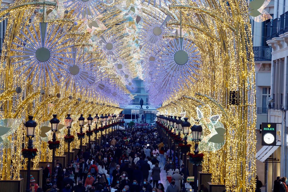 Encendido de las luces de Navidad del Centro de Málaga