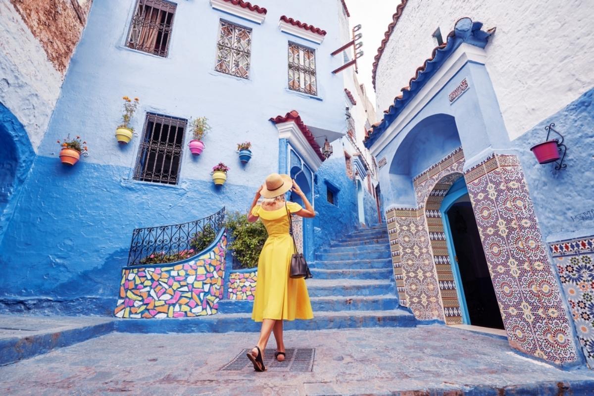 Chefchaouen, la ciudad azul de Marruecos.