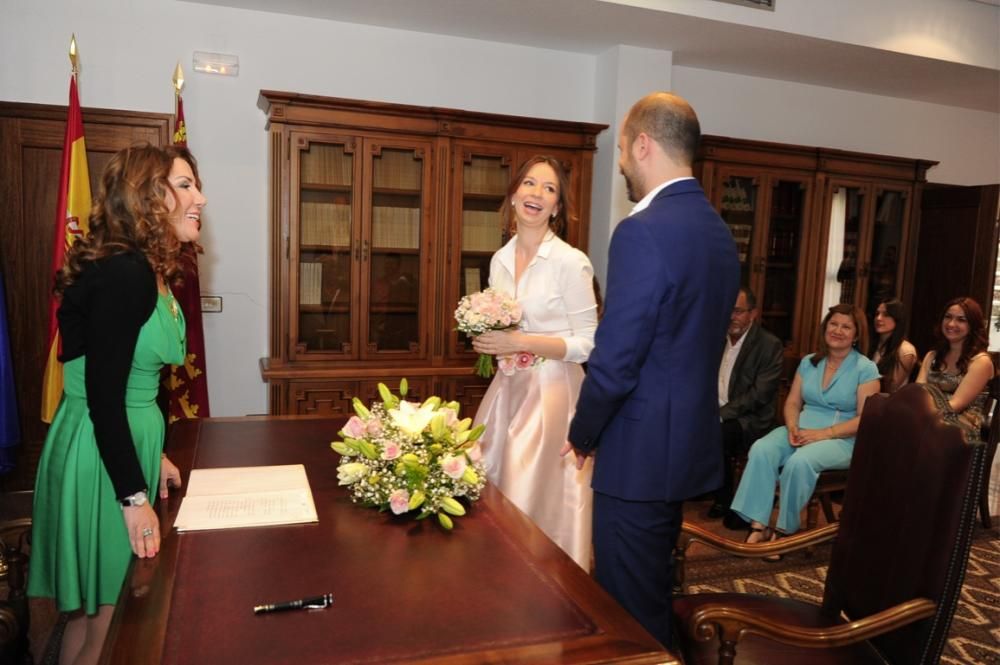 Primera boda en el Colegio Notarial de Murcia