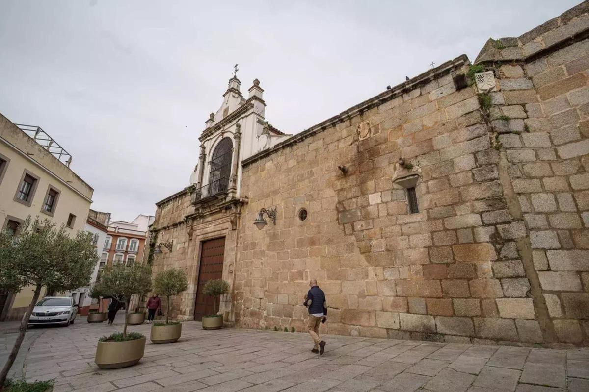 Entorno de la Concatedral de Santa María la Mayor, en el centro histórico de Mérida.