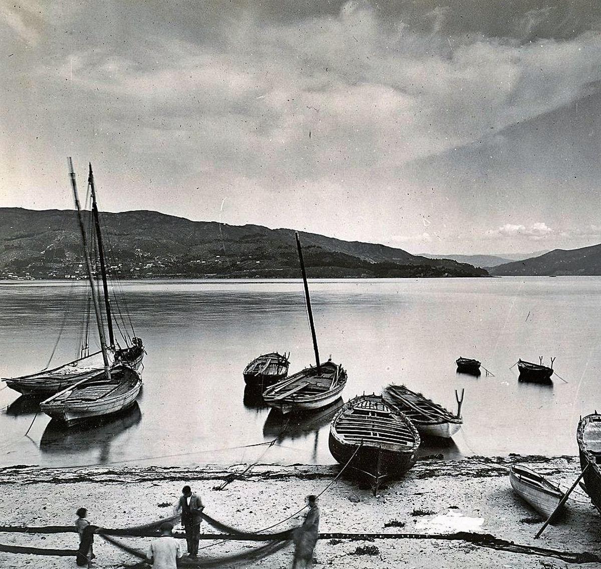 El mar, economía de O Morrazo a mitad del XVIII