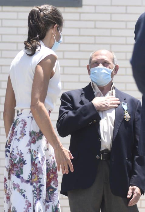 Visita del rey Felipe VI y la reina Letizia al IMIB en Murcia