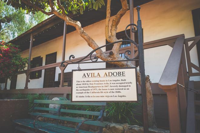 Ávila Adobe, la casa más antigua de Los Ángeles.