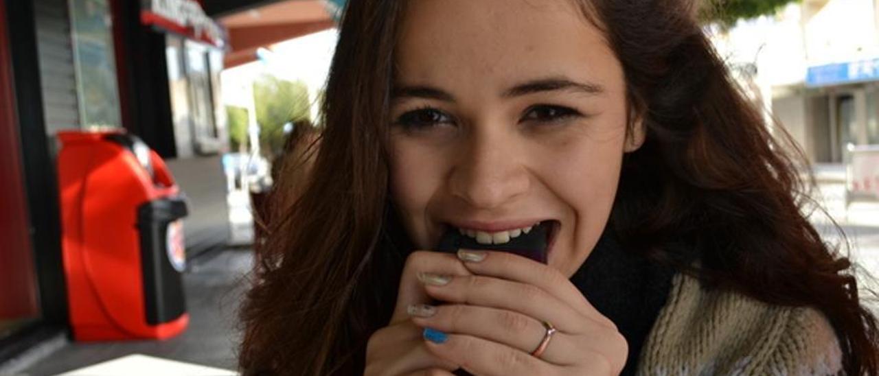 Die damals 15-jährige Malén Ortiz auf einem Foto, das sie in den Sozialen Medien teilte.