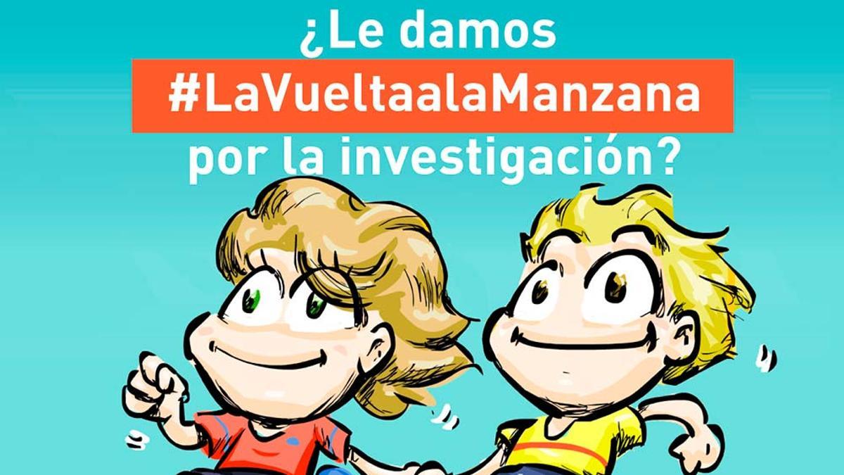 Da #LaVueltaALaManzana contra el cáncer infantil