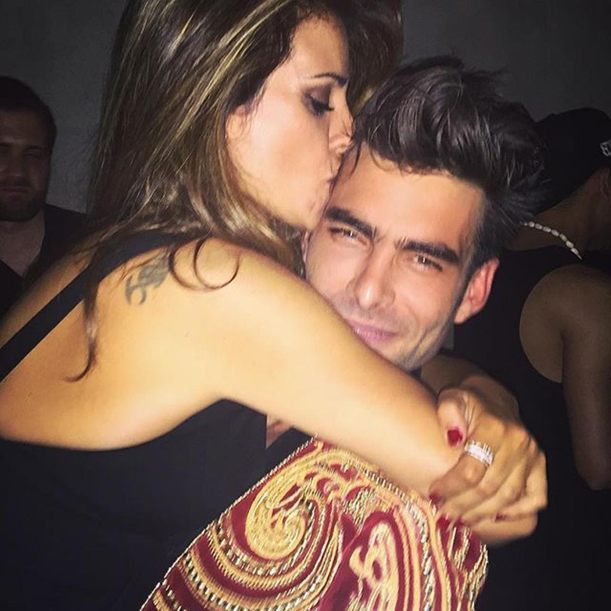 Mónica Cruz en el cumpleaños de Jon Kortajarena