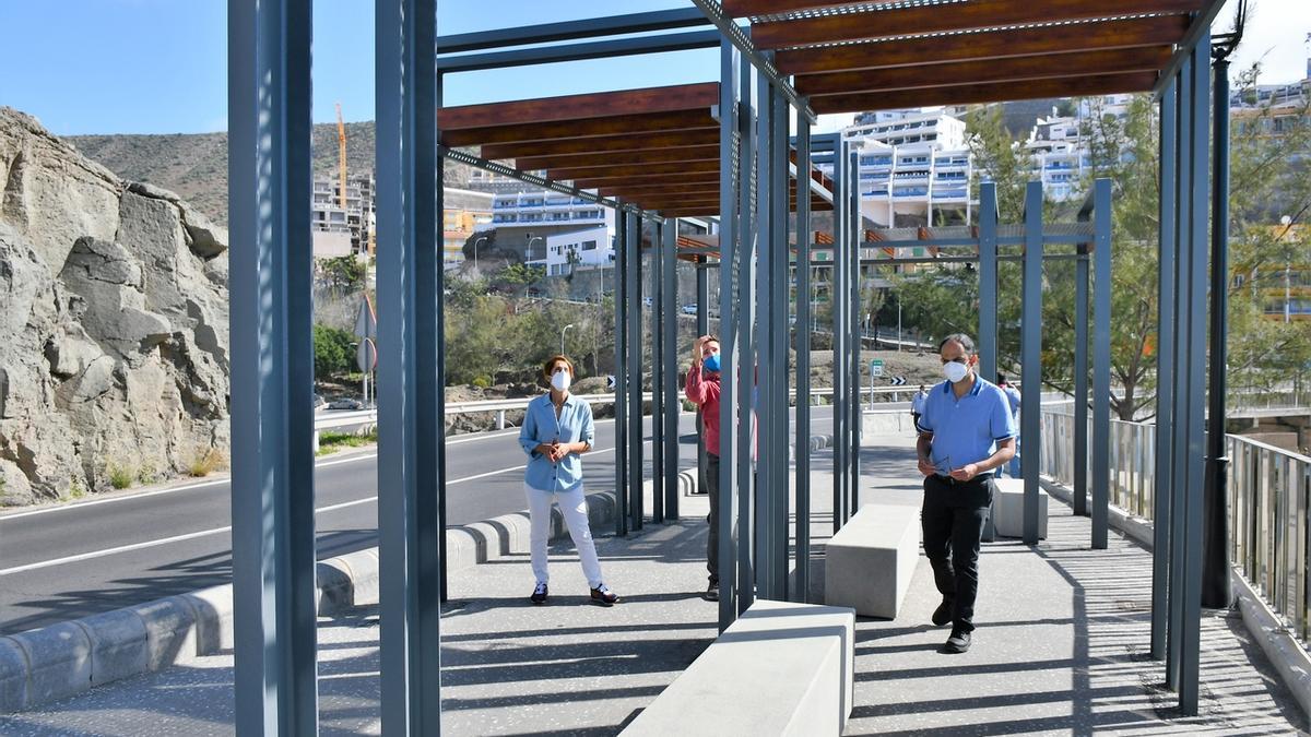 Mogán disfruta ya del rehabilitado paseo peatonal entre Patalavaca y Anfi