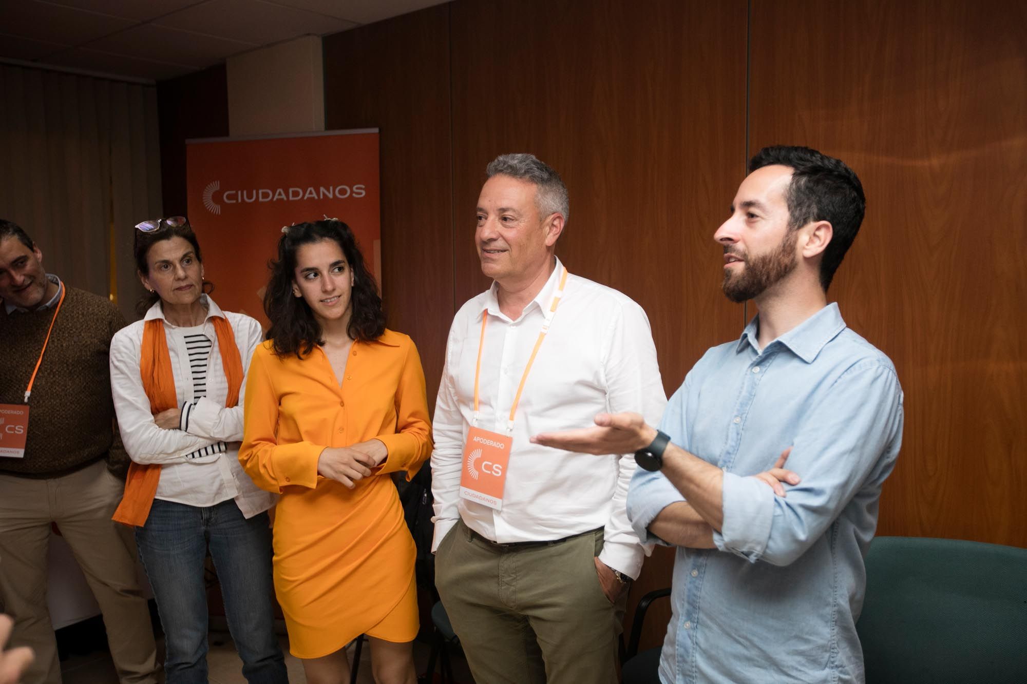 Noche electoral en la sede de Ciudadanos Ibiza