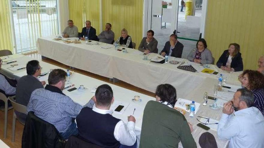 Manuel Cuíña, en la asamblea de Municipios del Camiño de Inverno