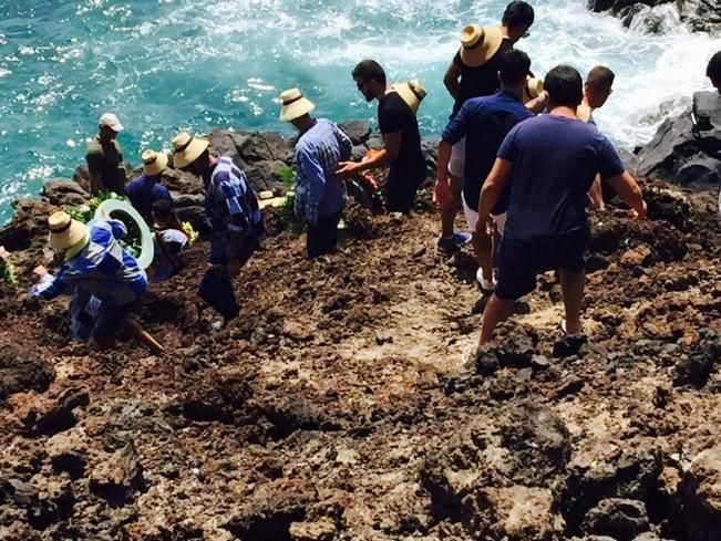 Entierro en La Graciosa de Nauzet Guadalupe Betancort