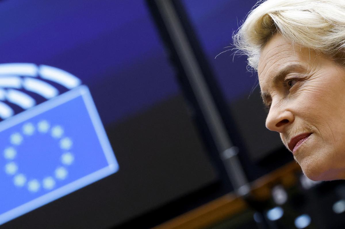 La presidenta de la Comisión Europea, Ursula von der Leyen.