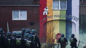 Protesta contra una mina de carbón en Alemania