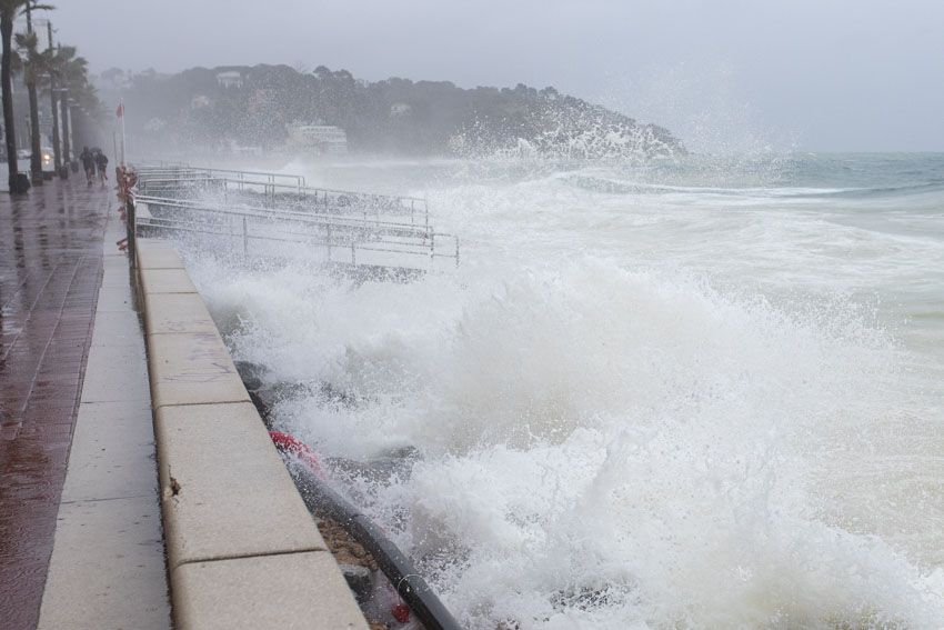 Temporal marítim a Lloret de Mar i Blanes