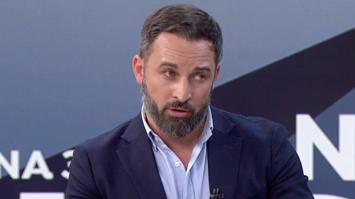 Santiago Abascal en Antena 3 Noticias