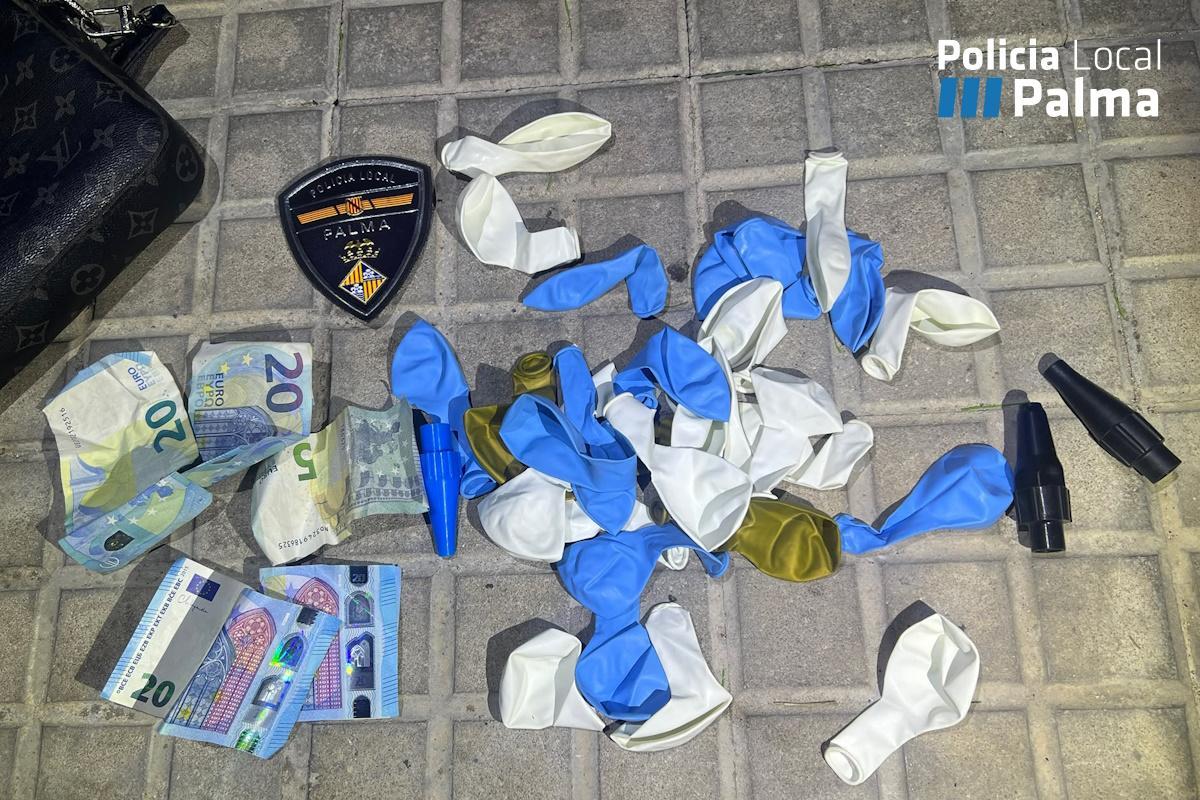 Los globos que son utilizados para administrar el gas.