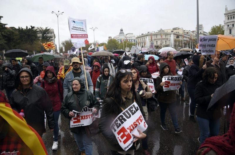 Manifestación 'Revuelta de la España vaciada' en Madrid